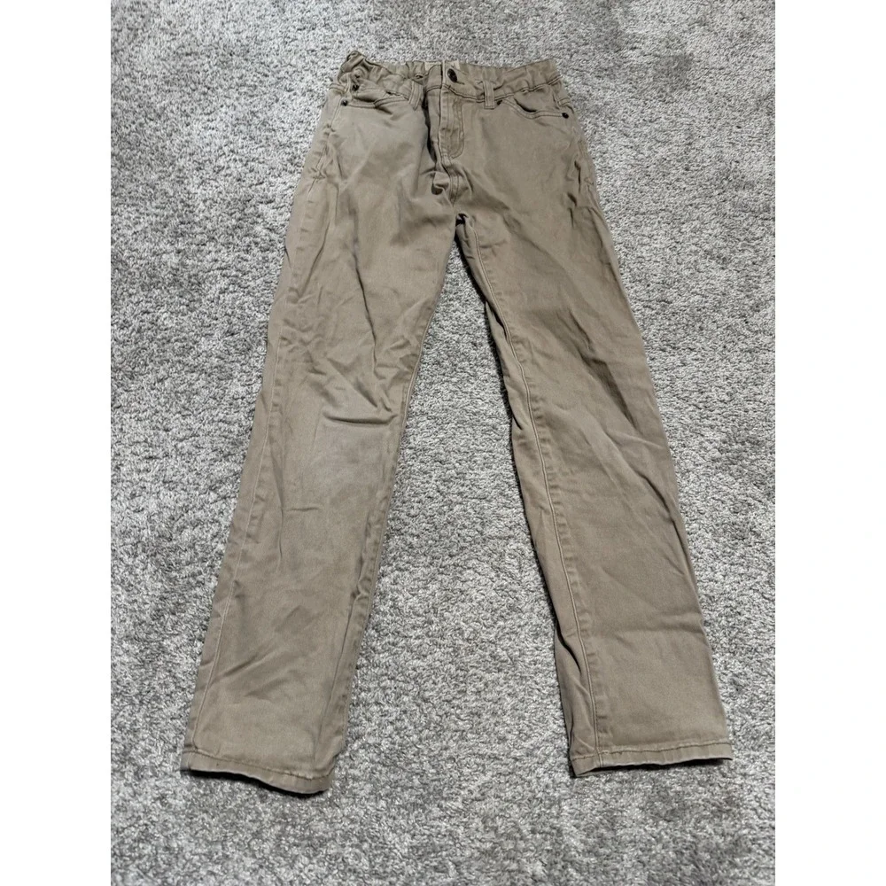 Lucky Brand Jeans Youth Size 12 Authentic Khaki Pants Adjustable Waist